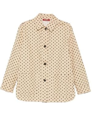 Max Mara Polka-Dot Jacket - Natural