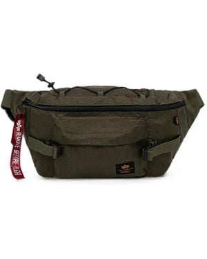 Alpha Industries Logo-Patch Belt Bag - Grey
