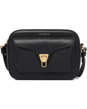 Coccinelle Logo-Detail Cross-Body Bag - Black