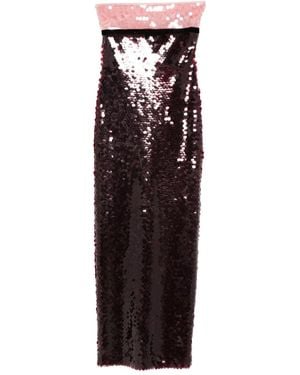 retroféte Lirael Sequin Maxi Dress - Purple