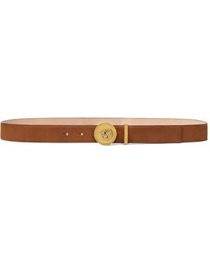 Versace Medusa-Buckle Belt - Brown