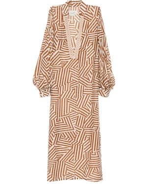 Bambah Geo Dress - Natural
