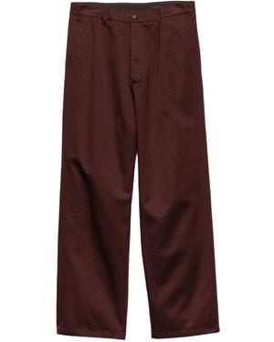 Prada Hose Mit Triangel-Logo - Lila