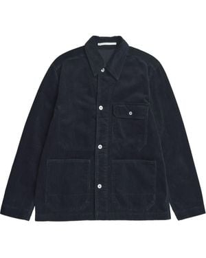 Norse Projects Pocket Corduroy Jacket - Blue