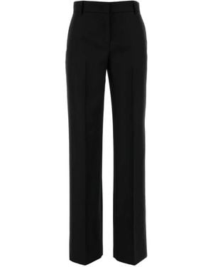 Blumarine Wool Trousers - Black