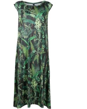 Lygia & Nanny Abito Midi Con Stampa - Verde