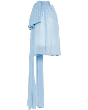 Isabel Sanchis Top con detalle de faja - Azul