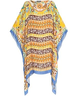 Etro Strandkleid mit Blumen-Print - Mettallic