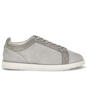 Brunello Cucinelli Suede-Panelled Sneakers - White