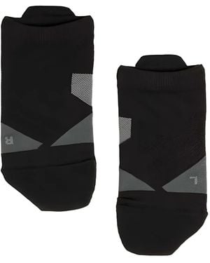 On Shoes Geometric-Panel Socks - Black