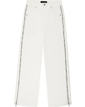 Purple Brand P018 Side Zip Jeans - White