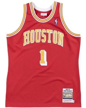 Mitchell & Ness X Nba Tracy Mcgrady 2004 Houston Rockets Top - Red