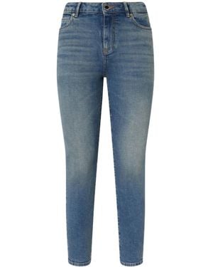 Pinko Mid-Rise Skinny Jeans With Five-Pocket Design - Blue