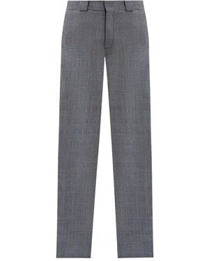 Vetements Checked Pants - Gray