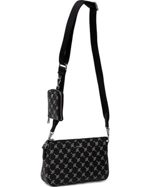 Joop! Cortina Jasmina Logo-Jacquard Crossbody Bag - Black