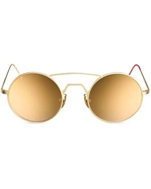 Vysen Eyewear ラウンドフレーム サングラス - ナチュラル