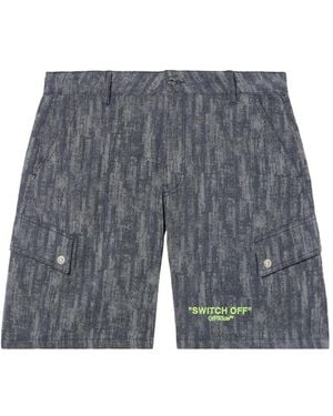 Off-White c/o Virgil Abloh Switch Off Shorts - Grey