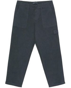 Stone Island Cotton Cargo Trousers - Grey