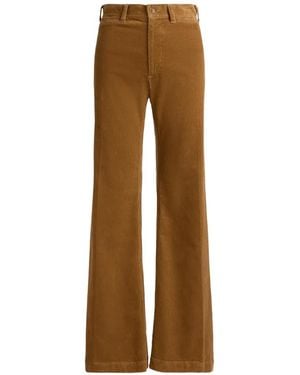 Polo Ralph Lauren Corduroy Flared Pants - Natural