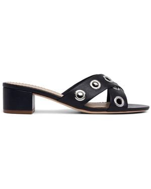 Cinq À Sept Maya Criss-Cross Heeled Sandals - White