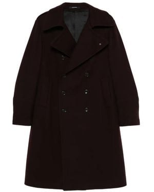 Tagliatore Doppelreihiger Mantel - Schwarz