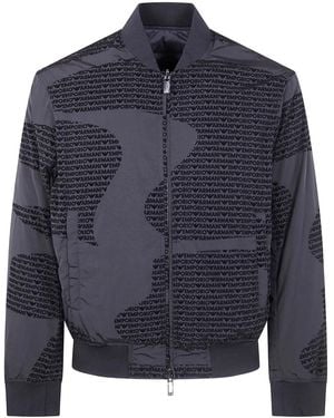 Emporio Armani ボンバージャケット - ブルー