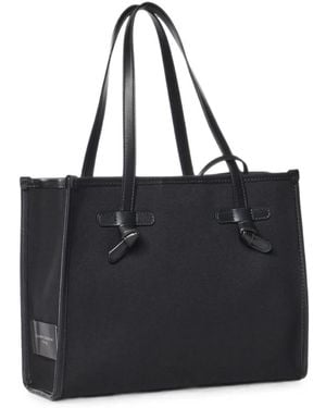 Gianni Chiarini Marcella Logo-Patch Tote Bag - Black