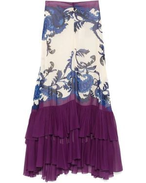 Etro Maxirock Mit Paisley-Print - Lila