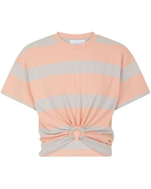 Rabanne Striped T-shirt - White