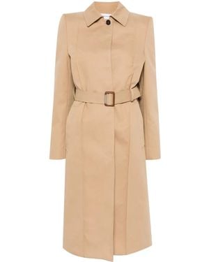 McQueen Trenchcoat Mit Gürtel - Natur