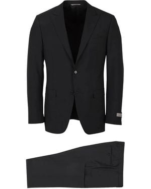 Canali Single-Breasted Suit - Black