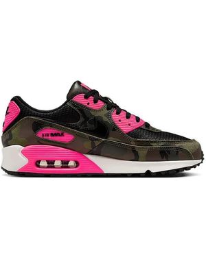 Nike Air Max 90 Camouflage-Print Trainers - Pink