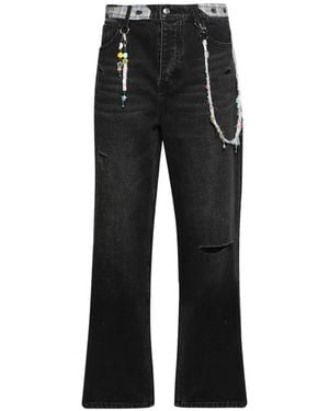 NAHMIAS Vaqueros Dusty Estilo Baggy - Negro