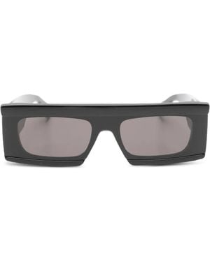 Alaïa Rectangle-Frame Sunglasses - Grey
