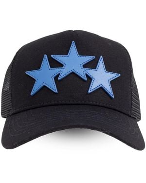 Amiri Star-Appliqué Cap - Blue