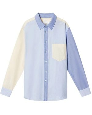 Isabel Marant Camisa NATHAEL con bolsillo en el pecho - Azul