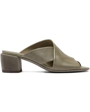 Officine Creative 50Mm Hadry 007 Cross-Strap Block-Heel Sandals - Grey