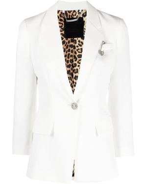 Philipp Plein Decorative-Pin Blazer - White