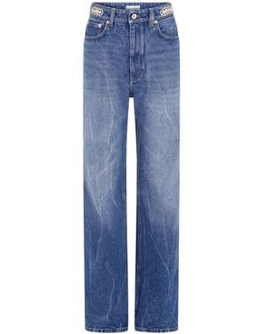 Rabanne Vaqueros Acampanados Disc - Azul