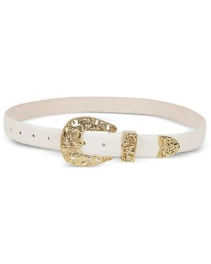 DEHANCHE Ceinture Versailles À Boucle Filigrane - Blanc