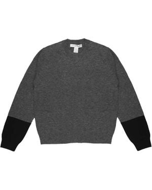 Comme des Garçons Long-sleeve crew neck sweater - Grau