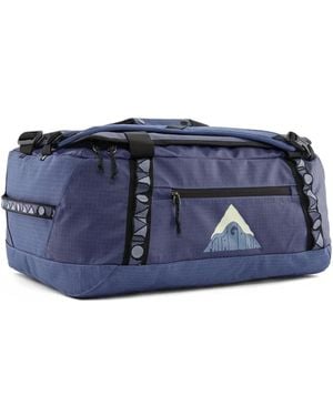 Patagonia Hole Logo Graphic Shoulder Bag 40L - Blue