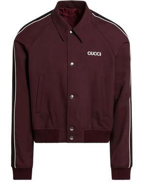 Gucci Logo-Embroidered Bomber Jacket