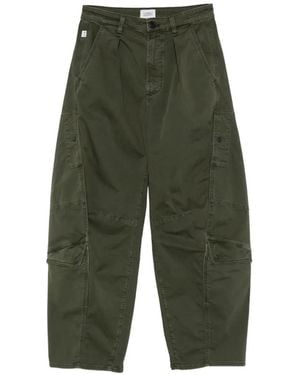 Citizens of Humanity Flight Pleated Straight Trousers - Green