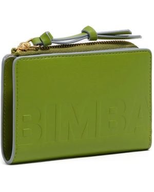 Bimba Y Lola Embossed Leather Purse - Verde