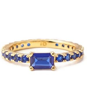 Izabel Display Anillo fino - Azul