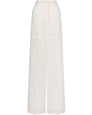 Philosophy Di Lorenzo Serafini Layered Palazzo Pants - White