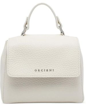 Orciani Sveva Soft Kleine Shopper - Wit