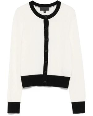 Nili Lotan Colourblock Cashmere Cardigan - Black