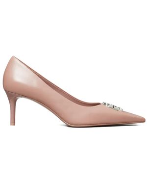 Tory Burch Eleanor Logo-Detail Court Shoes - Pink